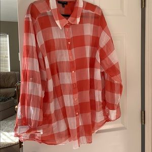 Fun! Lane Bryant buffalo check shirt